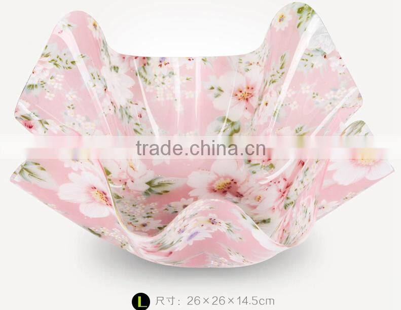 BPA free food safe acrylic fruit plate dry fruit plate