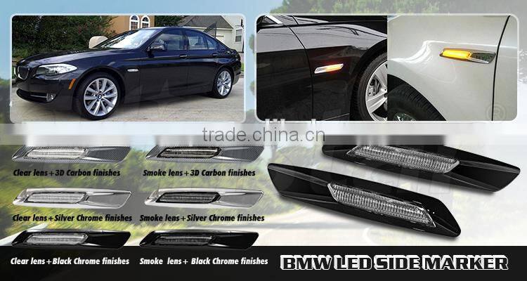 Smoke Lens 3D GS300 ES350 led side marker lights for Toyota Reiz Crown Lexus