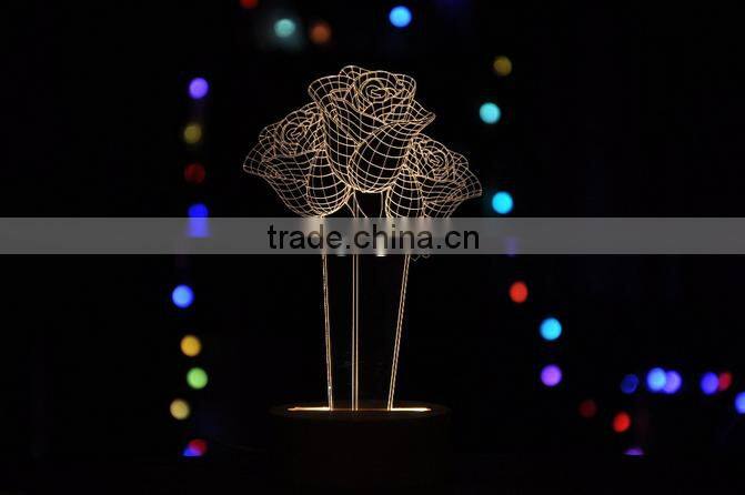 Custom 3D Night Light Led, 3D Lamp Light