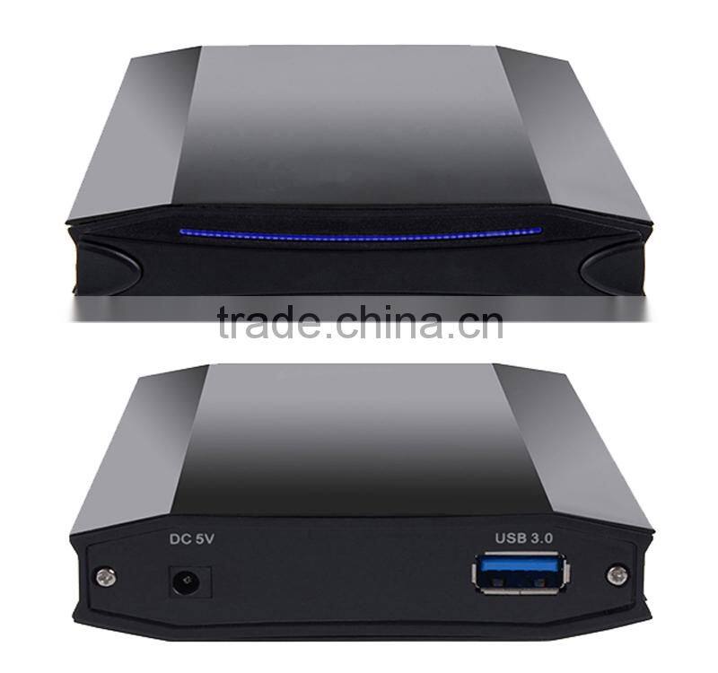 Hot sale USB2.0 2.5 Inch Aluminum HDD External Enclosure Case for 2.5" SATA Hard Disk Drive 2TB