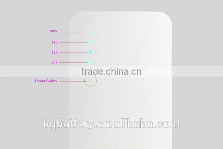 trendy portable charger power bank 10000mah external battery charger