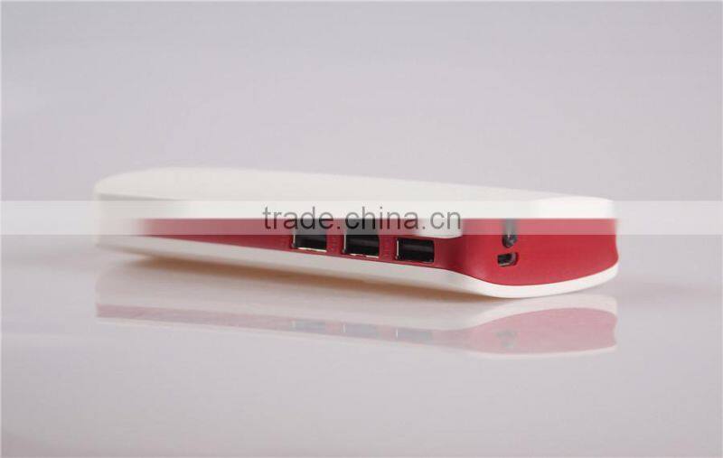 fashionalbe 5V/1A 5V/2.1A dual output power bank for hp