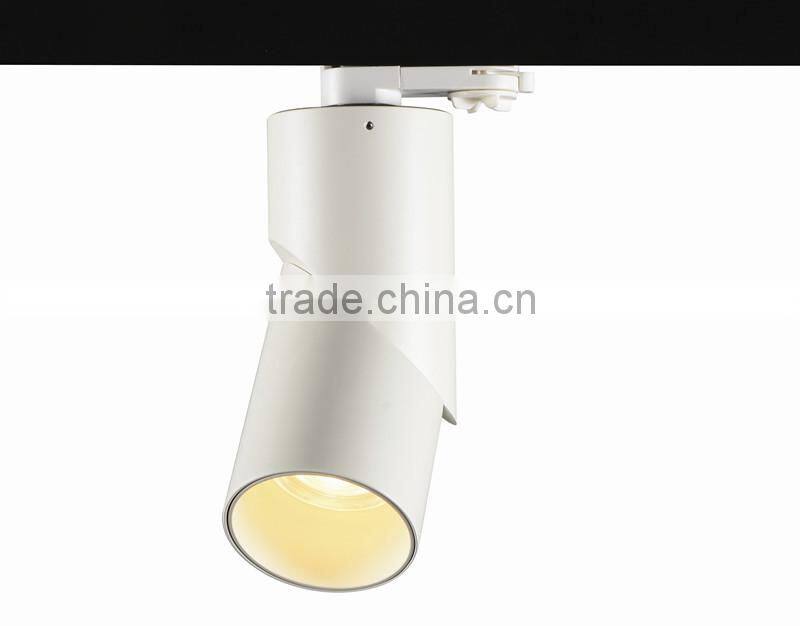 modern fashion black white gold color front frame for led cob track light