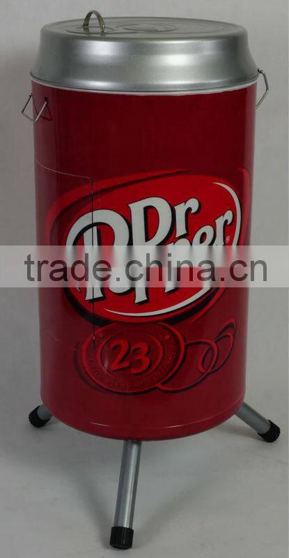 Heat resistant bottle shaped fire pit