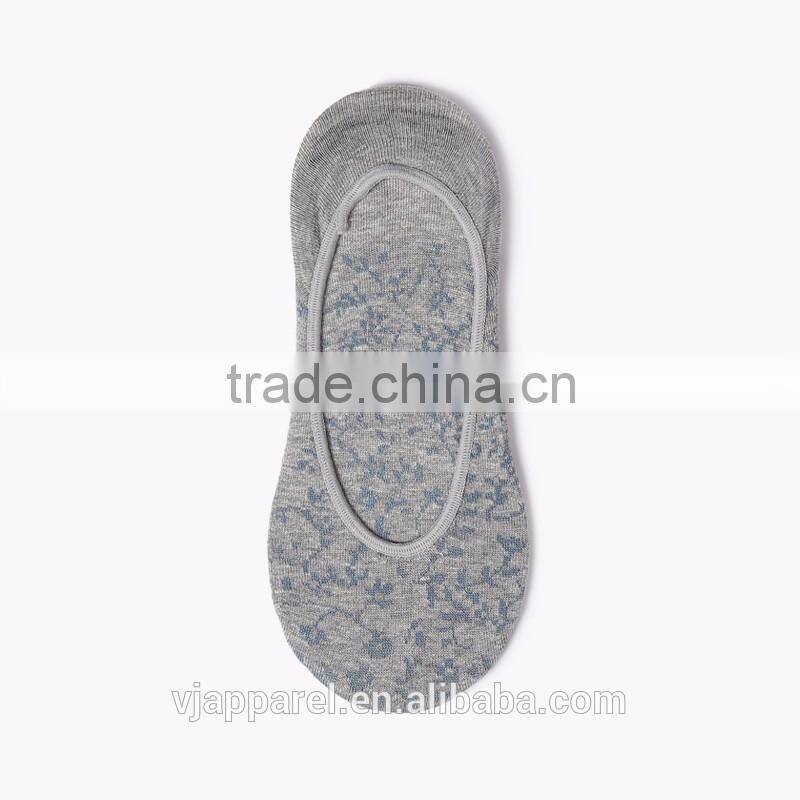 Custom Cotton Knitted Women No Show Ankle Invisible Sock