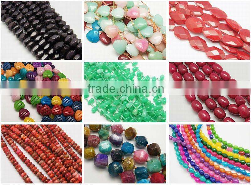 Acrylic Pony Beads, Big Hole Beads, Rondelle, 9x6mm, 4mm Hole(MACR-H005-M1)