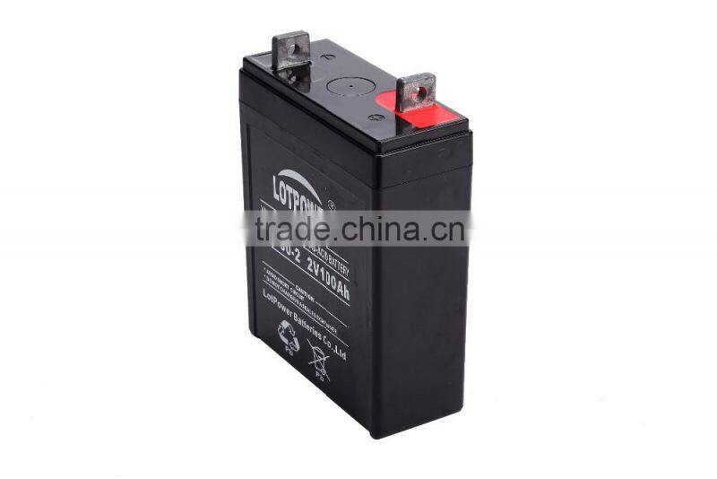 2v 100ah High performance SMF Lead acid Battery