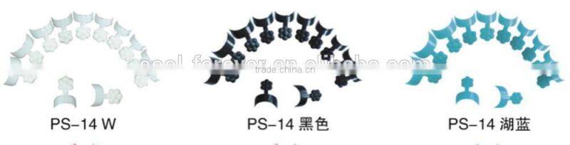 2015 professional new style flower style plastic nail tips french nail tips