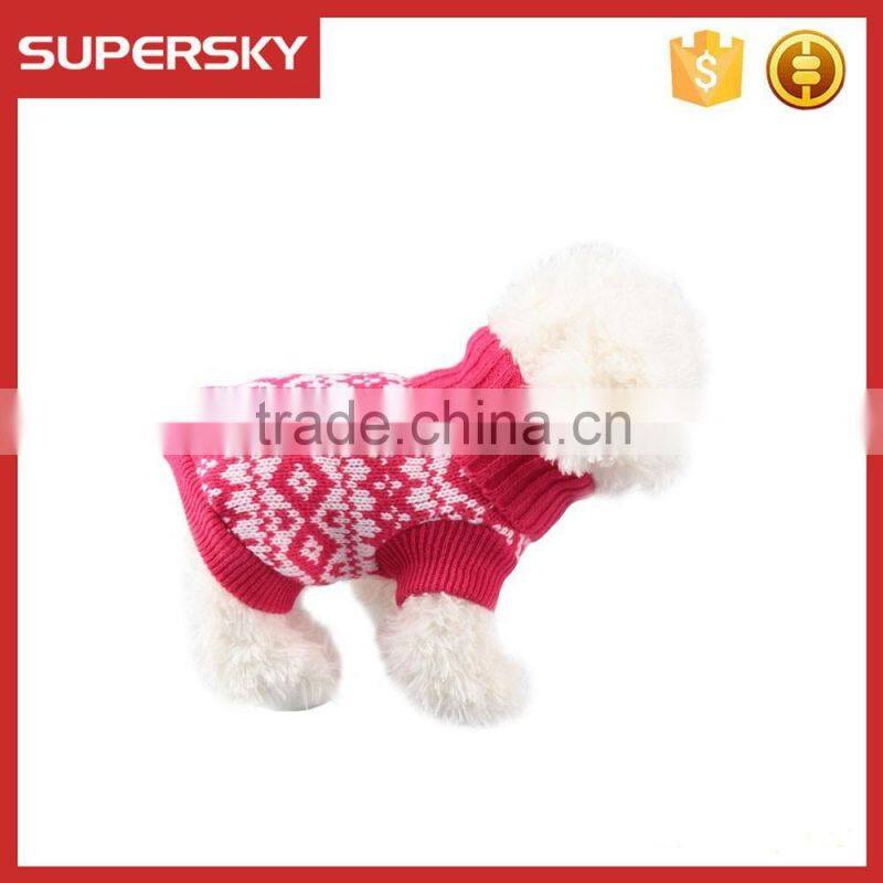C594 Wholesale custom knit dog sweater hand knit unique dog sweaters