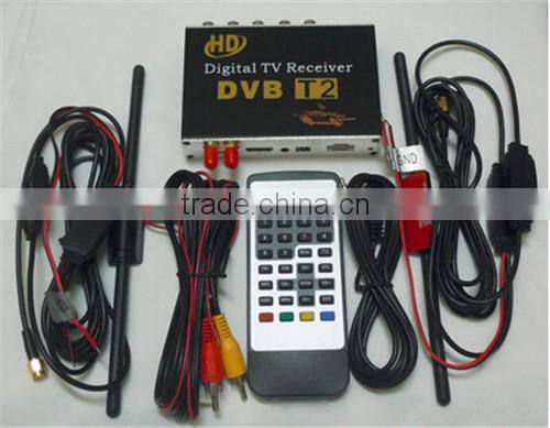 Autostereo DVB-T2 MPEG-4 Car Digital TV Receiver for TV Show Car TV Tuner Car TV Box