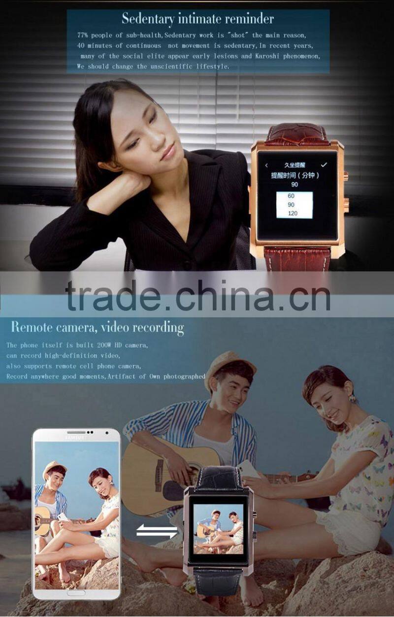 Newest DM08 Bluetooth 4.0 Smartwatch with Pedometer, Contacts Sync Camera Remote, Sleep monitor SMS Reminding Smartphones