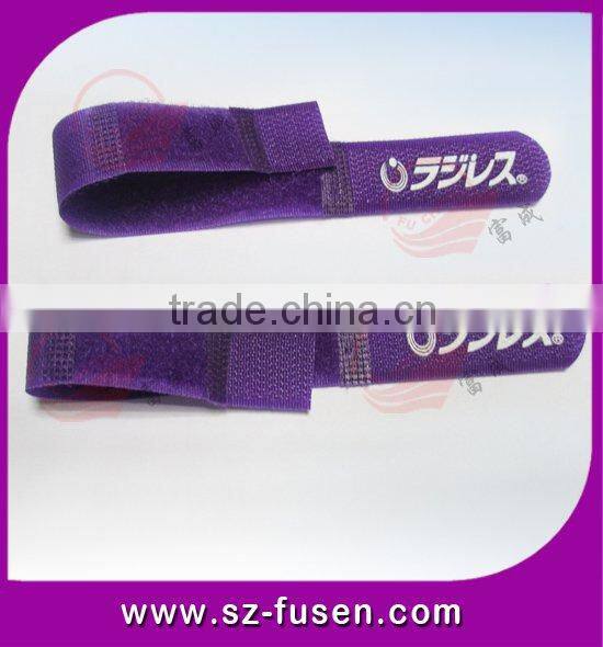 Nylon magic tape self-locked cable tape
