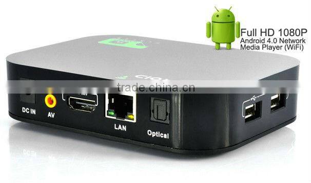 Android 4.0 DDR3 Mini PC WIFI Google IPTV Smart TV Box CPU A10