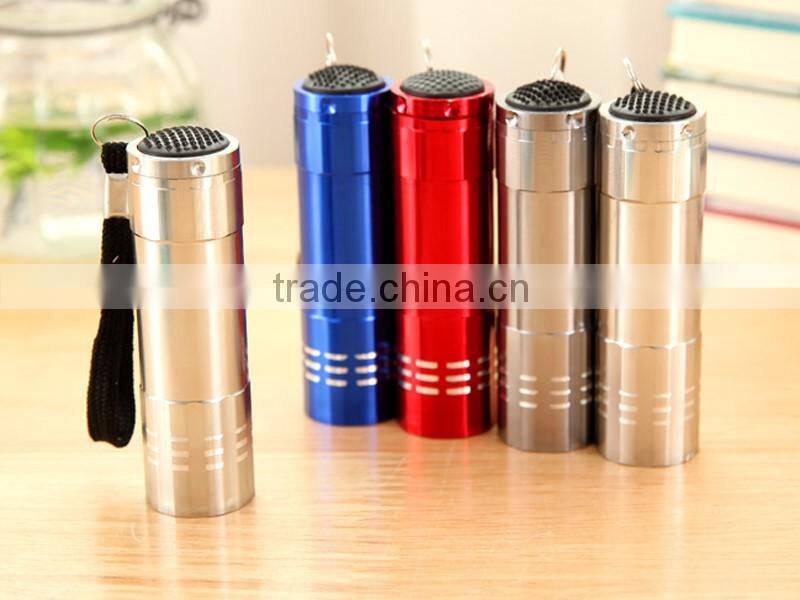high quality LED mini flash light white led aluminum keychain torch
