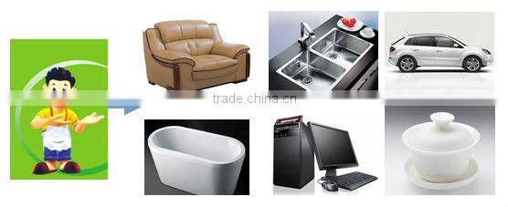 pure white 10*7*3cm cleaning melamine sponge