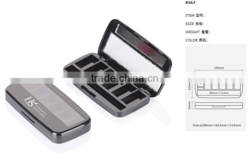 Wholesale 6 color empty high end eyeshadow palette