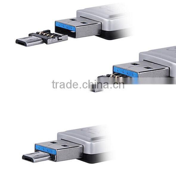 Micro USB Male To USB Female OTG Sticker Adapter Converter For Android Tablet Phone