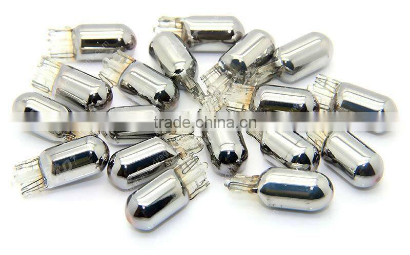 194 168 t10 chrome amber w5w bulb, led side marker amber