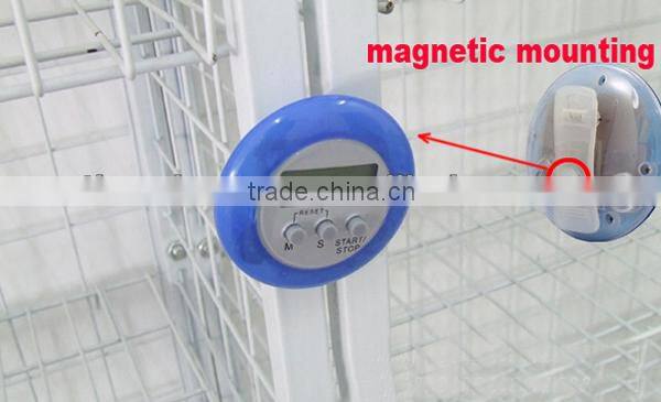 Digital Time Thermometer Kitchen Countdown Timer with plastic clip