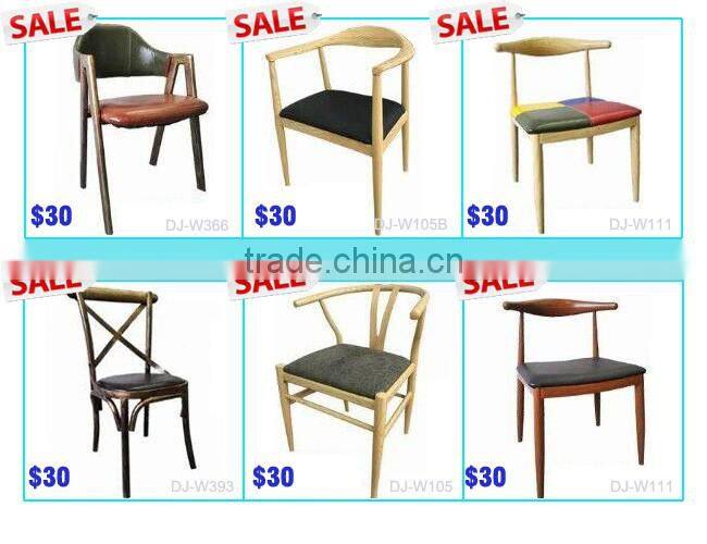 Royal Decor Furniture Plywood Lounge Shell Chair with Leather Cushion