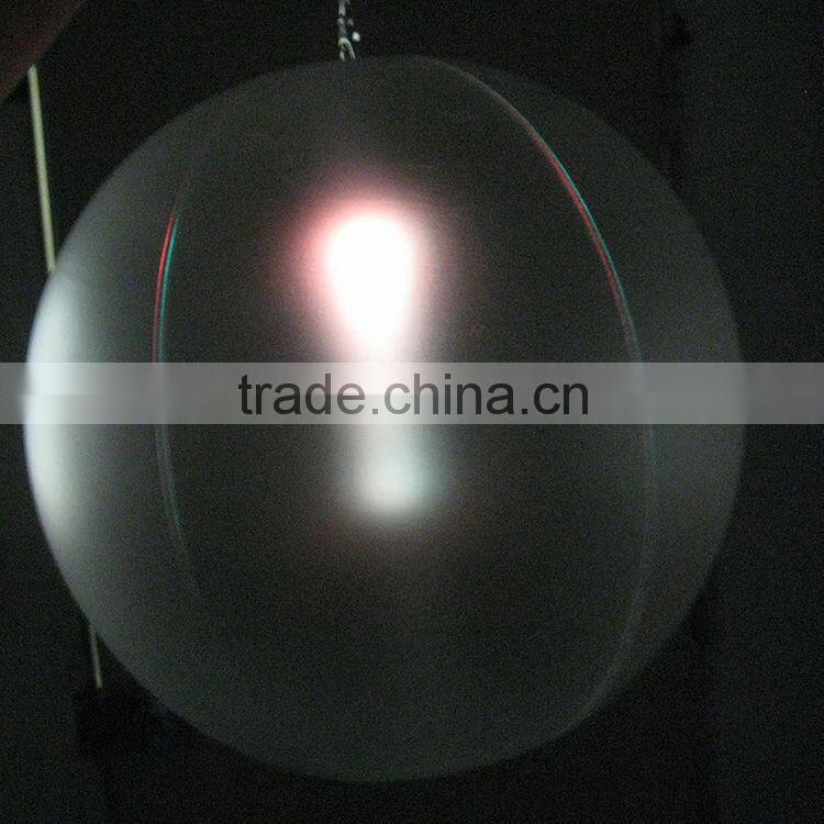 colorful inflatable light-up beach ball in blue red green