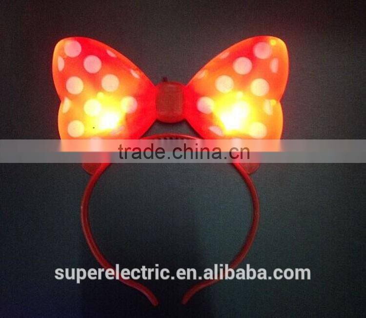Made in china high quality wholesale cheap hair band led light hair pin