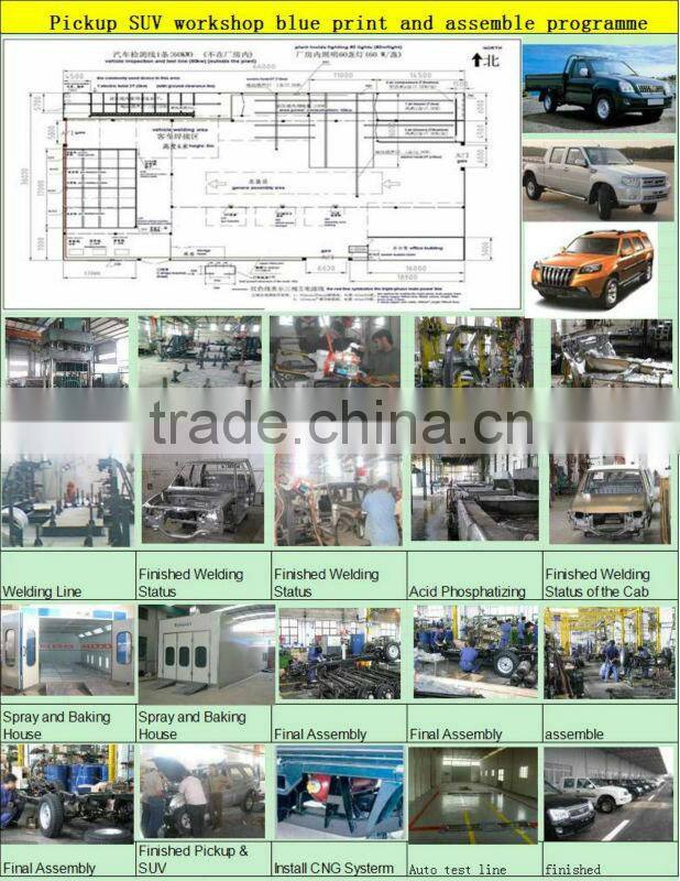 supply CKD/SKD pickup no Toyota pickup but Chinese brand pickup