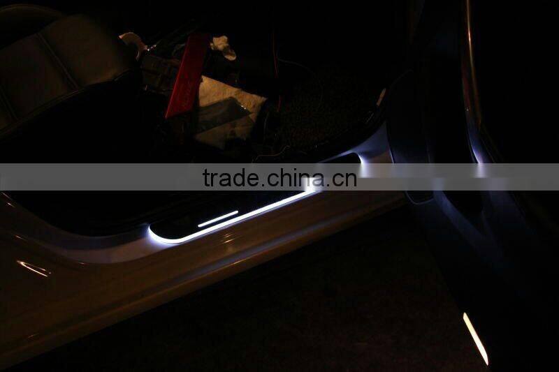 new trending led door sill scuff plate for ford focu.s door sill plate light led door moving scuff light
