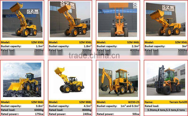 SZM936 Blue Construction machinery wheel loader