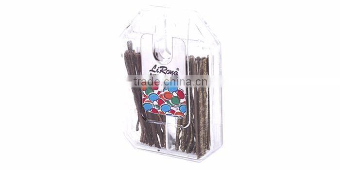 Fashion 5cm 70 pcs Steel + PS bobby pins With plastic box