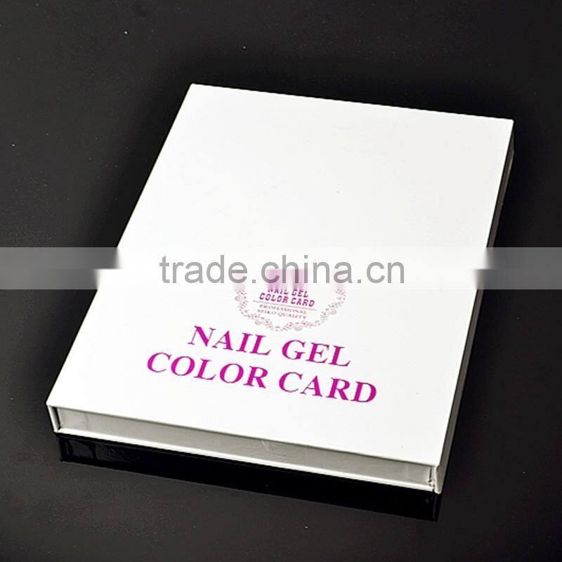 216 colors Nail gels color card with good price high quality