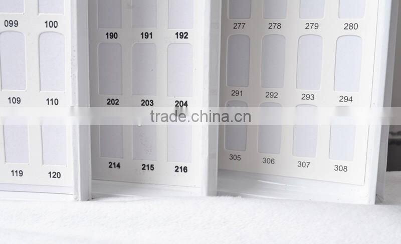 216 colors Nail gels color card with good price high quality