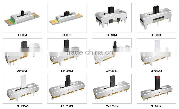 HW-10008NP Slide Potentiometer push the handle potentiometer Carbon element