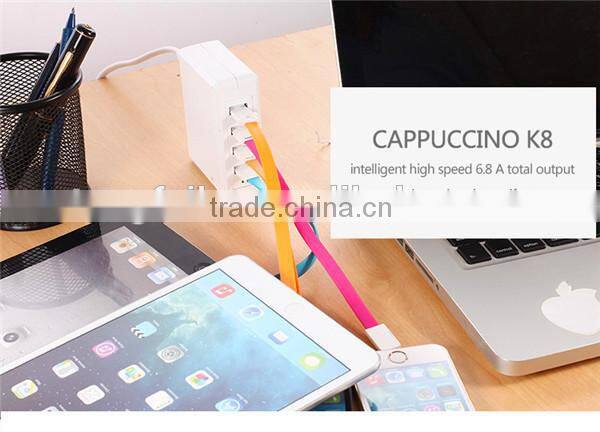 Best selling multi port usb chargers 4 port smart usb chargers with factory price