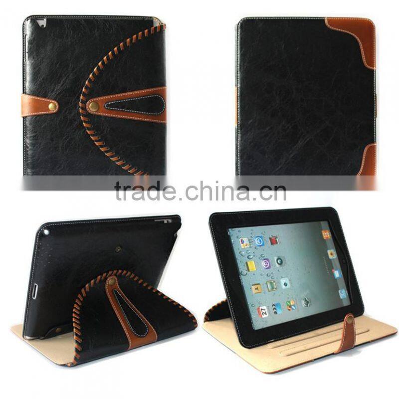 Newest PU leather case for ipad air 2/3, 9.7 inch tablets pc