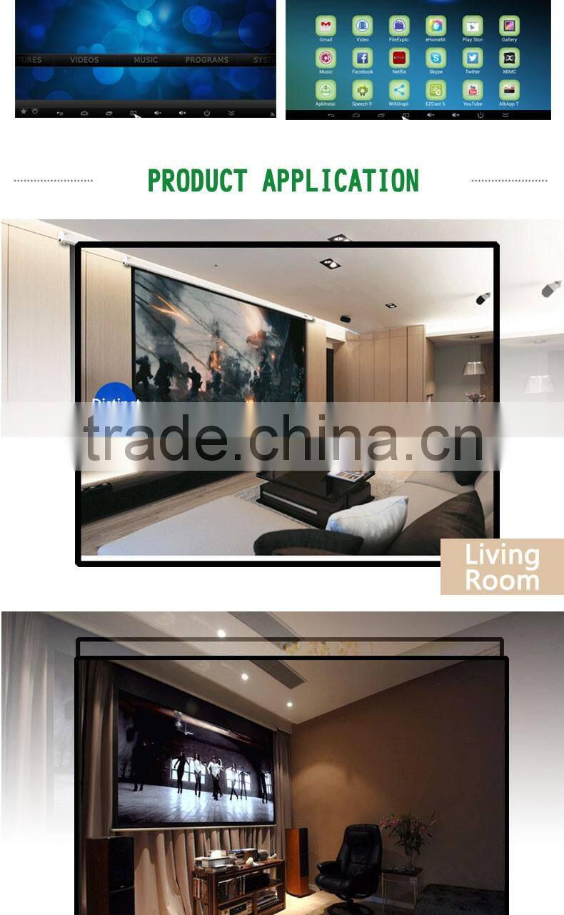 Cloudnetgo CRD2 3d mapping projector wireless mini projector with kodi 15.2 and skype located projector 4k