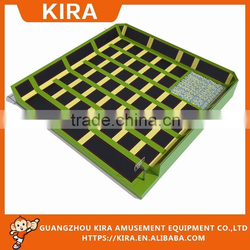 OEM ODM climbing wall inflatable sport games trampoline parks for children