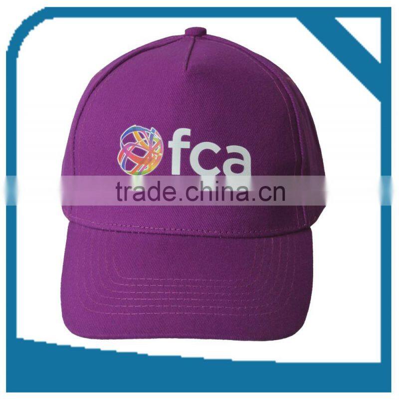 fancy color sport cap with transfer printing logo
