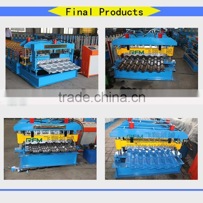 FX950 glazed tile roofing sheet rolling machinery
