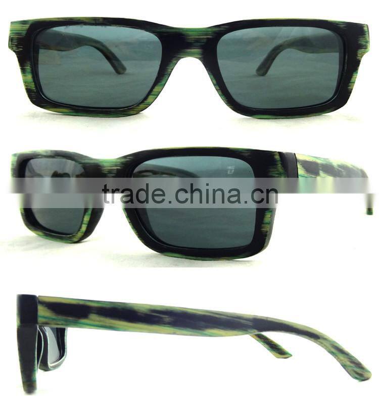 Fashion Camouflage wooden sunglasses/Bamboo Eyeglasses