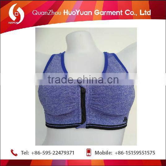 Super Boost sport bra zip best quality