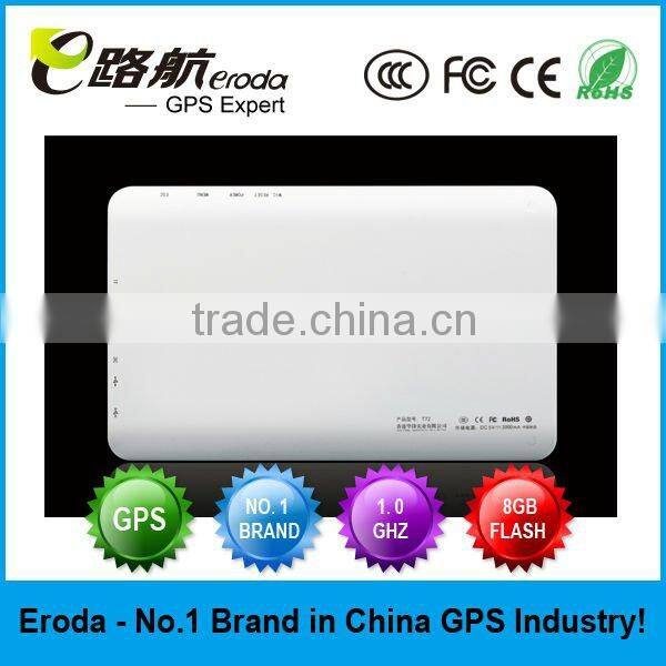7 Inch Tablet PC Built-in Gps Navigation Android 4.0 NAND Flash 8GB