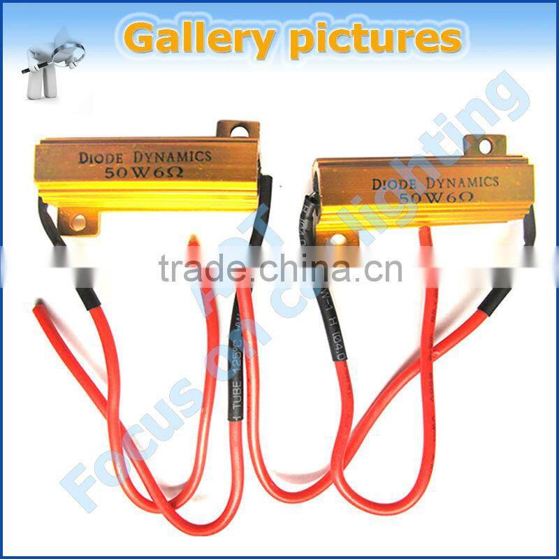 LED Bulb Load Resistor 6Ohm 50Watt For Signal or Brake light with Dual Filament
