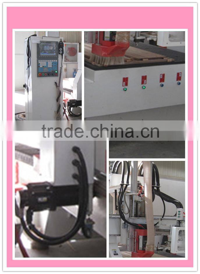 Made-in-China cnc router with servo motor/HSD spindle,Delta inventer