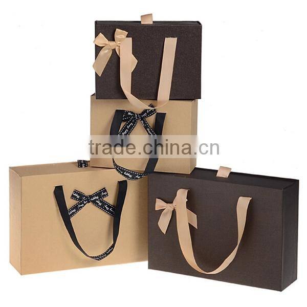 Fashionable Brown Paper Paper Gift Box