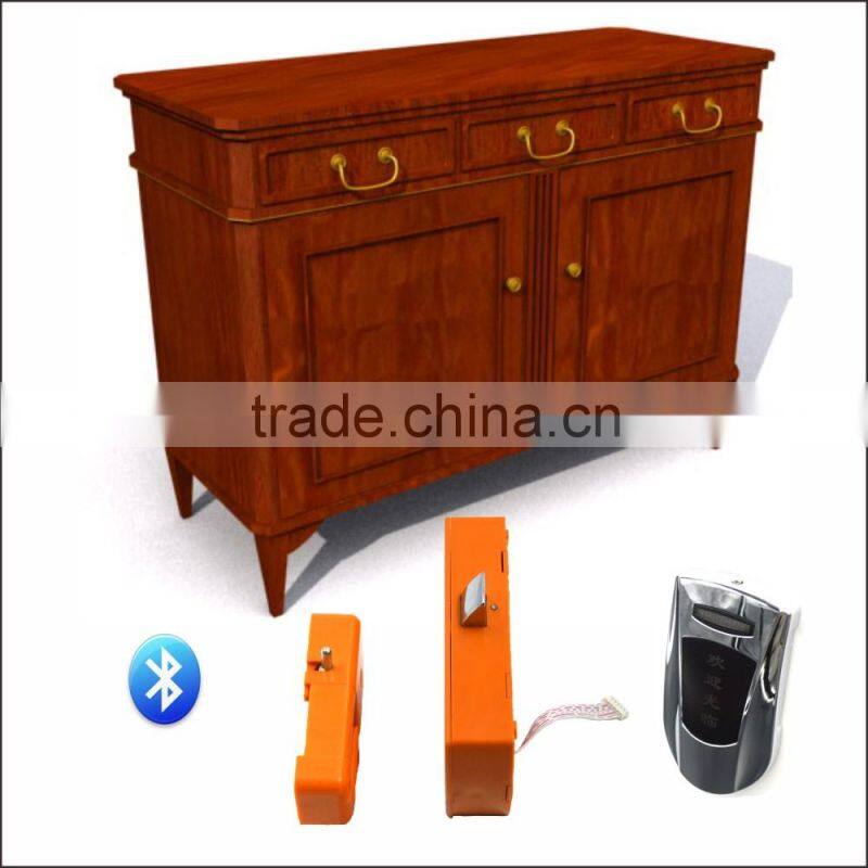Alloy Smart Cabinet Mortise Door Lock Cylinder With Bluetooth Electronic Key
