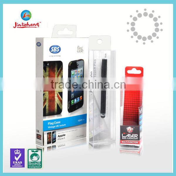 custom logo designd PVC plastic fishing lure plastic boxes