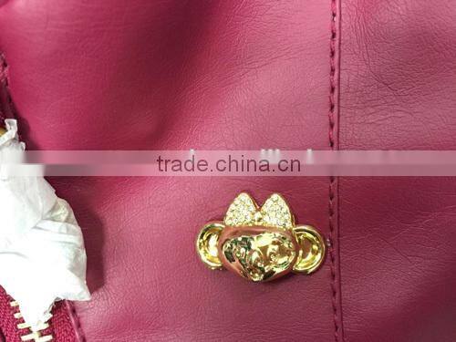 Baby Girl Fashion PU Jacket Stock