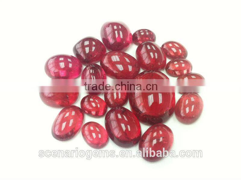 #AEZZ Natural Multi-Shape Cabs Loose Gemstone Rubellite Cabochon