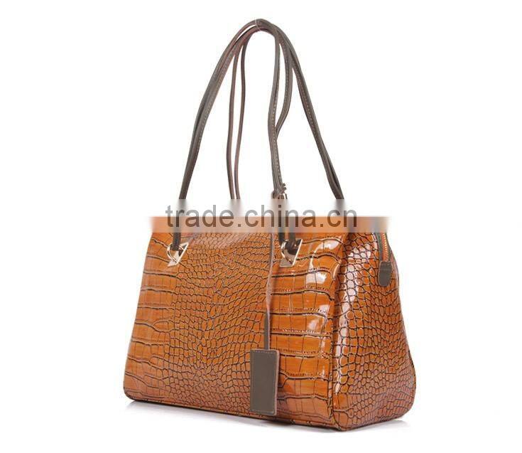 2016 Fashion new style synthetic leather shoulder handbag for girls and lady from china wholesale shoulder handbag